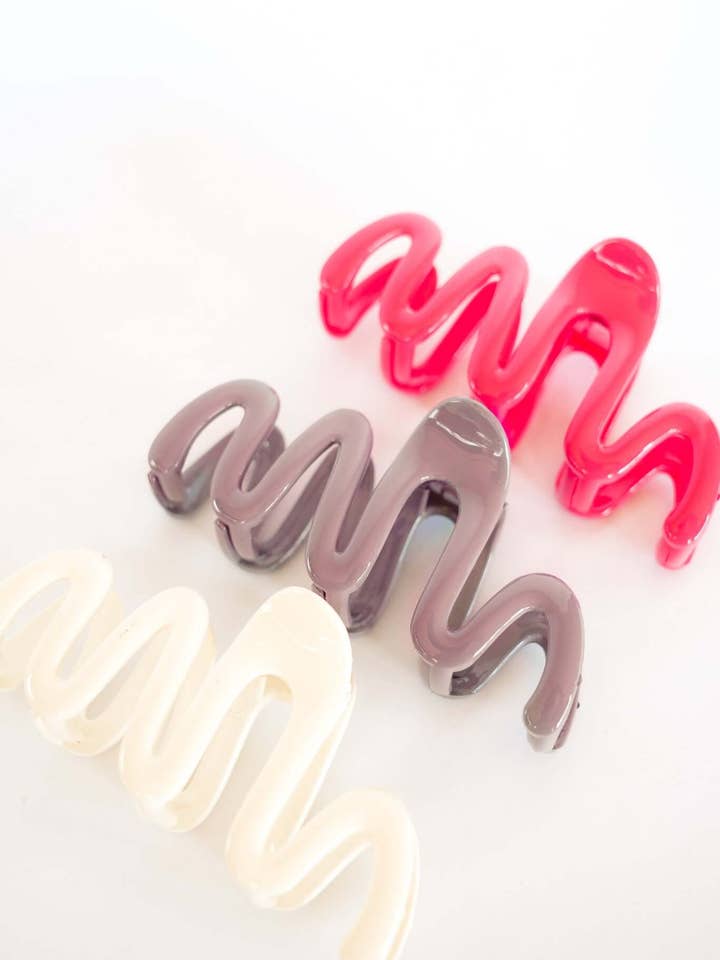 WIGGLY HAIR CLAWS for wholesale by Black Salt Co