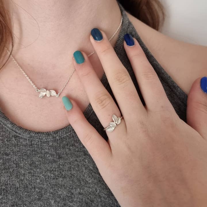 ALEGRIA B. - Wholesale Band/Stacked Ring - AUTUMN XS4 small sterling silver ring1