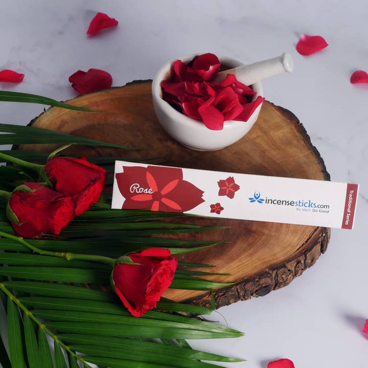 Rosenweihrauch, 20,3 cm, 10 Stäbchen für den Großhandel von Incense Sticks