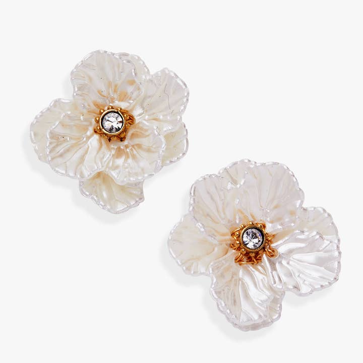 Alex and Ani - Wholesale Stud/Post Earrings - New York Botanical Garden® 2-in-1 Poppy Statement Earrings2