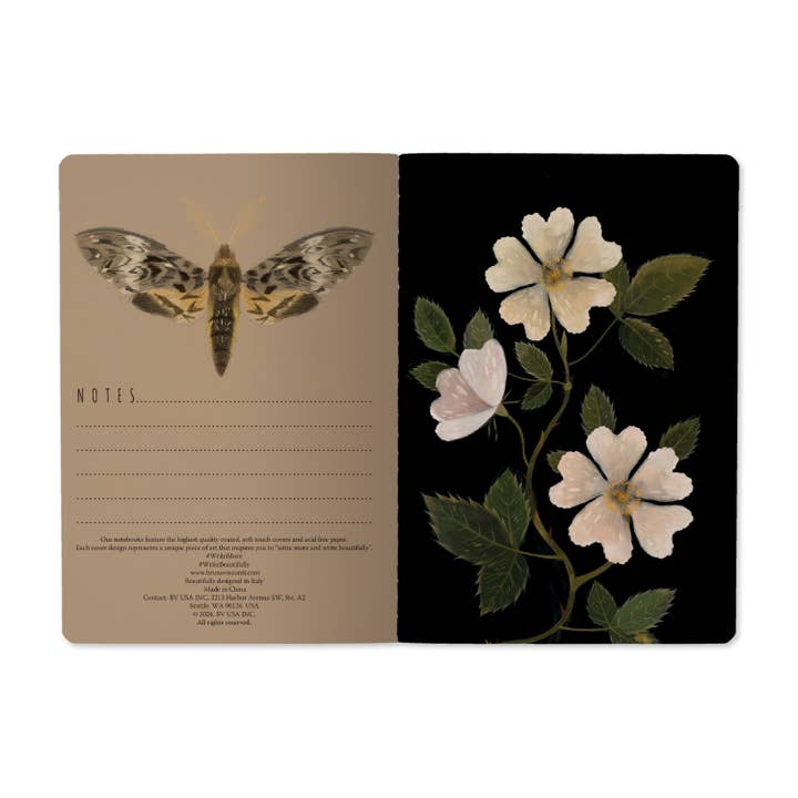 BV by Bruno Visconti - Wholesale Notebook - Night GardenÂ