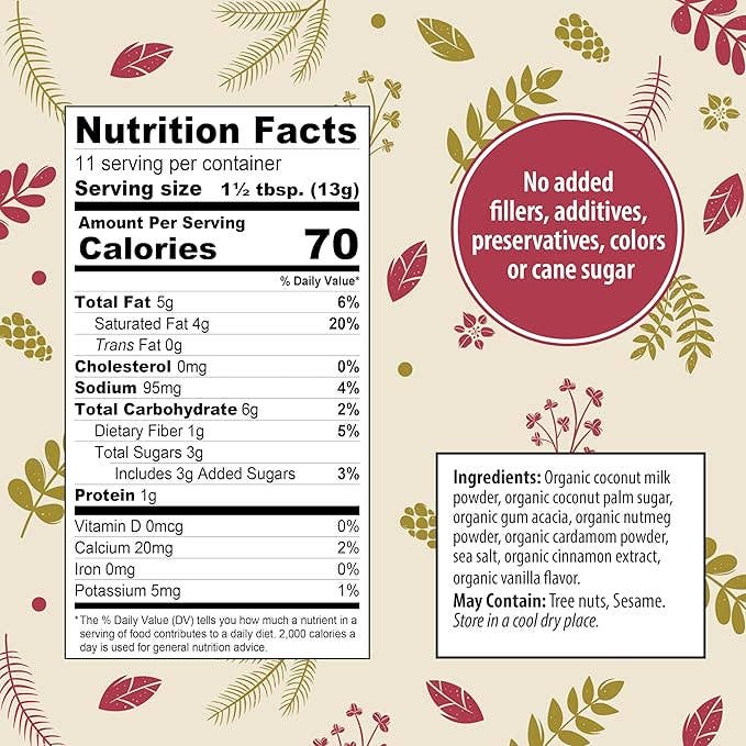 Organic Traditions - Wholesale Beverage Mix - Holiday Spice Latte2