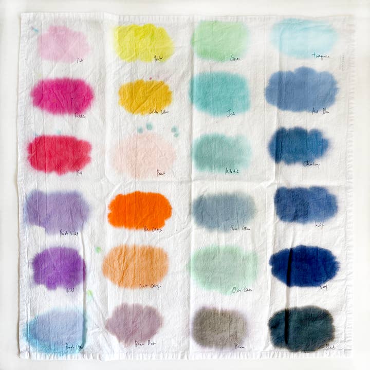 Merle Works – Großhandel Geschirrtücher – Color Study Handbemaltes Geschir