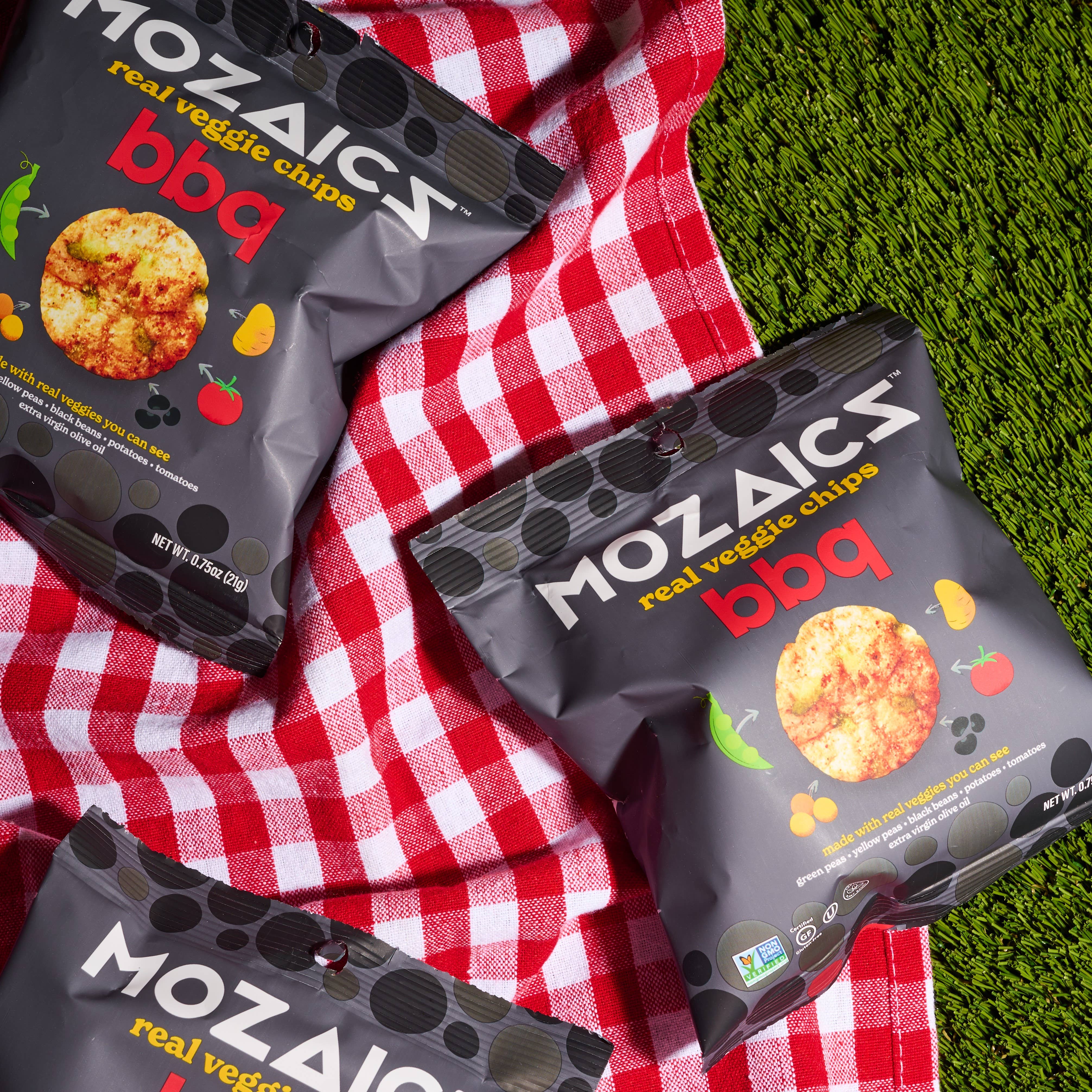 Veggicopia - Wholesale Chips - Mozaics BBQ Real Veggie Chips 0.75oz Single Serve2