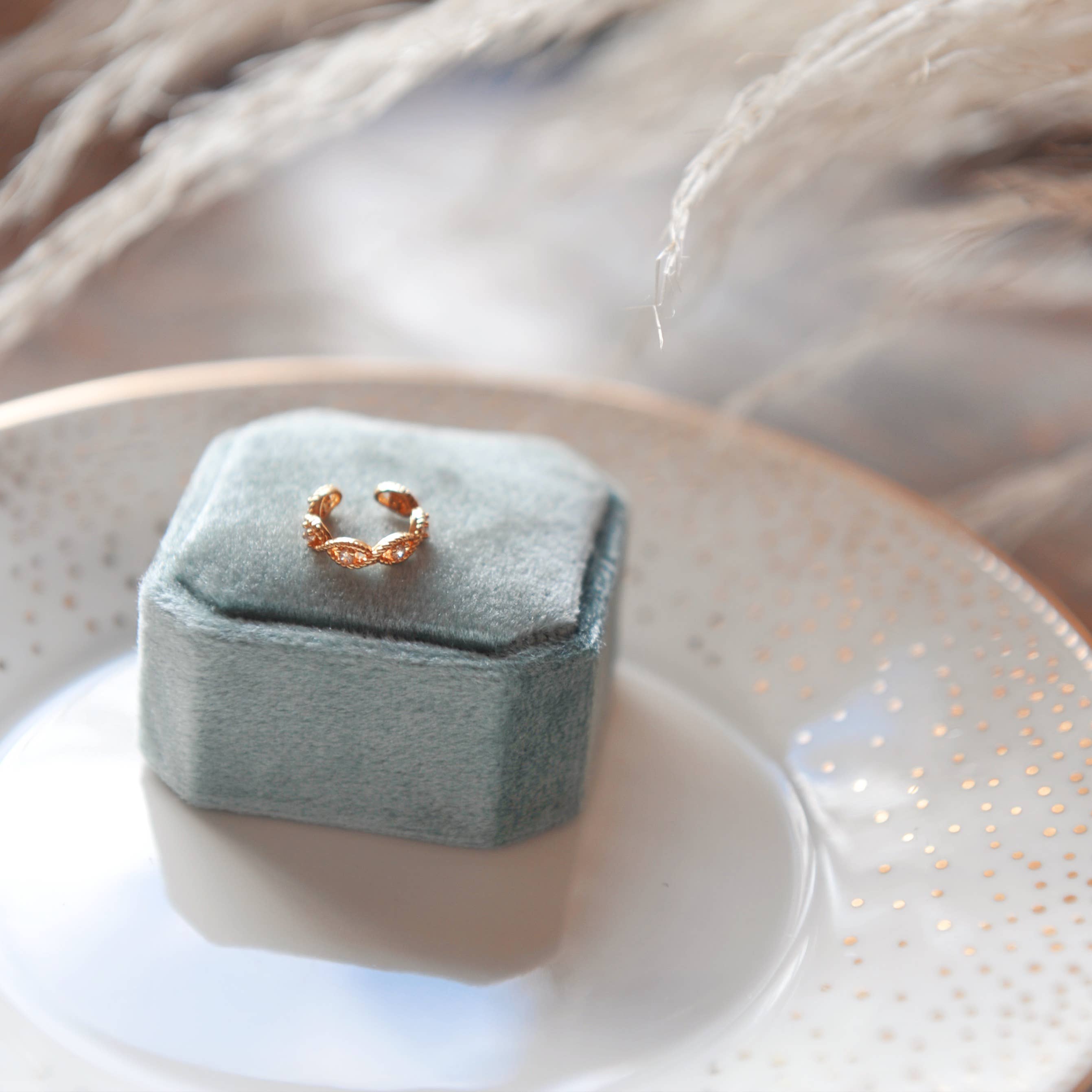 Oh So Lovely - Wholesale Cuff/Wrap Earrings - Lace CZ Ear Cuff