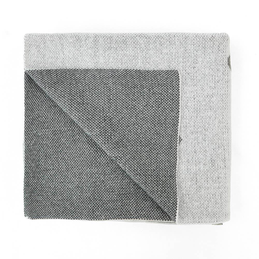 Little Otja – wholesale Milestone blanket – Child & baby – Knitted Baby Blanket - Elephants, White-Gray7