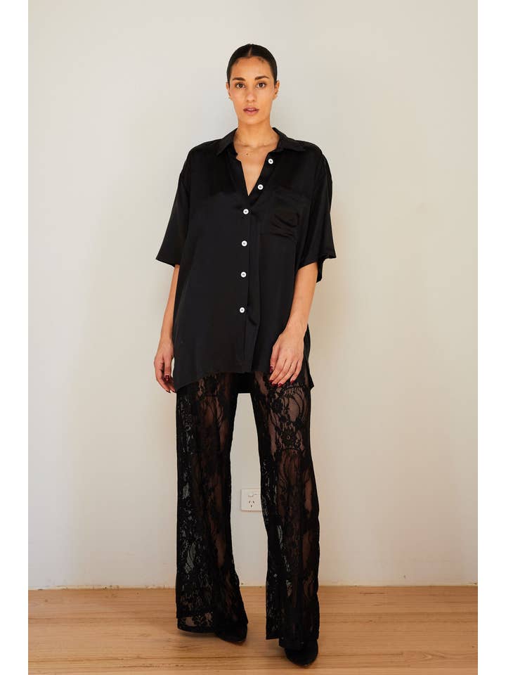 RALF STUDIOS - Wholesale Pants – Women's - ADDIS PANT ROOK BLACK2