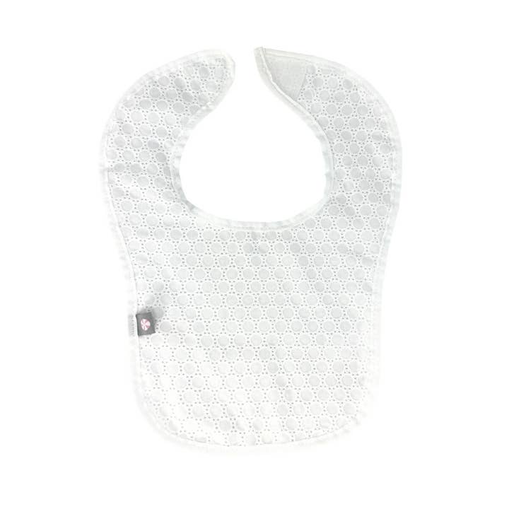 Eyelet Love You Bib | Mint for wholesale by Mint