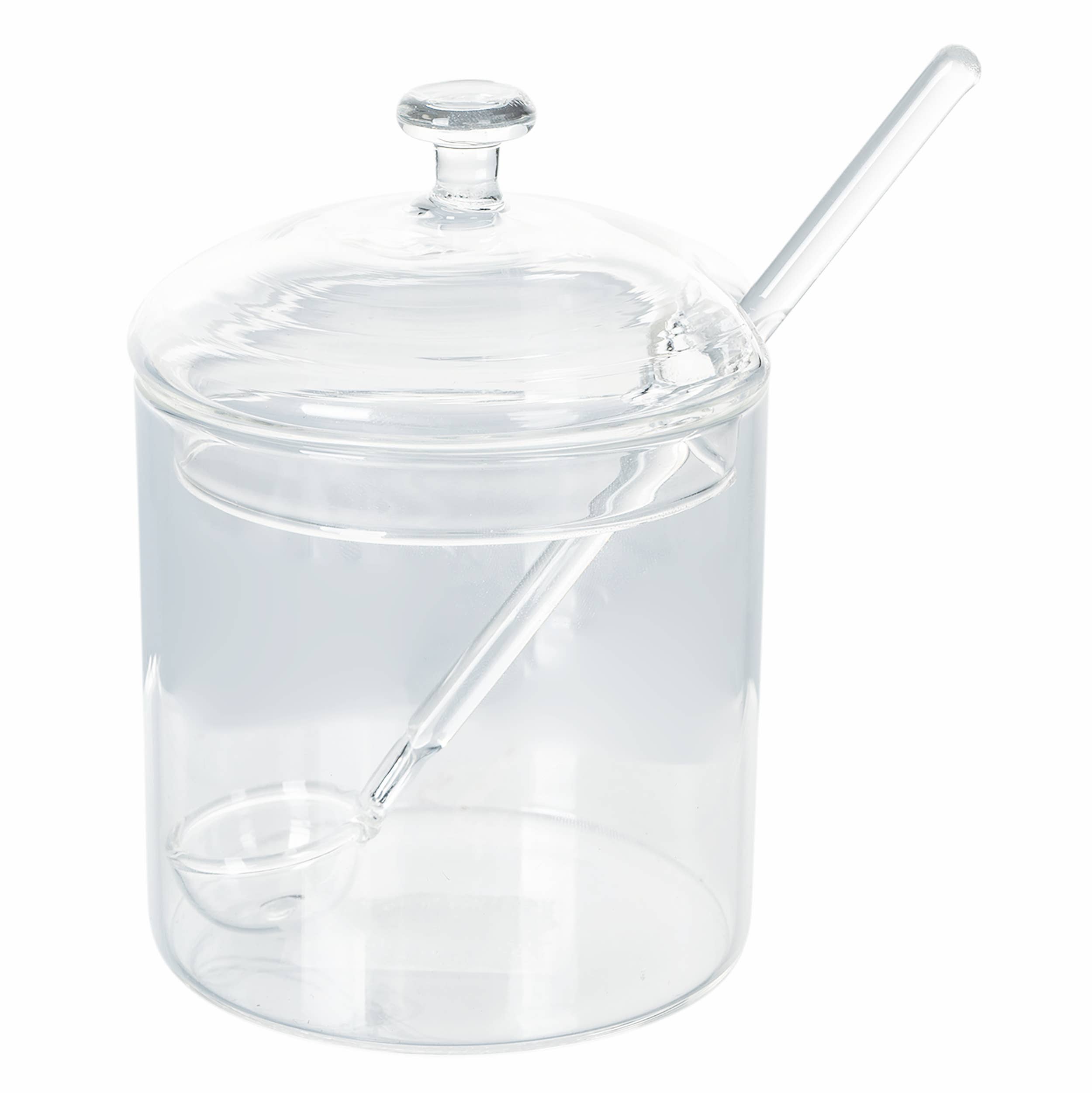 VdE Tivoli 1996 - Wholesale Cookie Jar - BOROSILICATE SUGAR BOWL WITH GLASS LID AND SPOON0