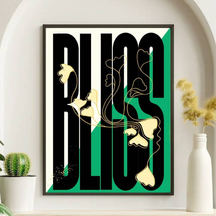 Bliss Pods Poster for wholesale by Maximova Creative