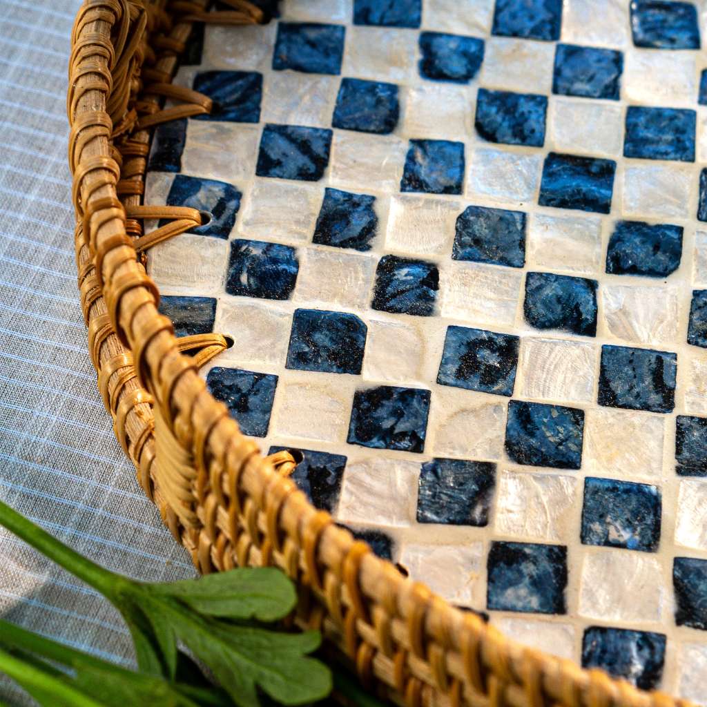 Jungle Culture - Wholesale Decorative Tray - Rattan Serving Tray - Wicker Coffee Table Centerpiece Tray5