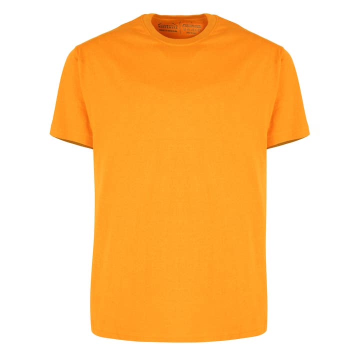 Yellow Unisex 100% Recycled T-shirt for wholesale by WASTEWEAR