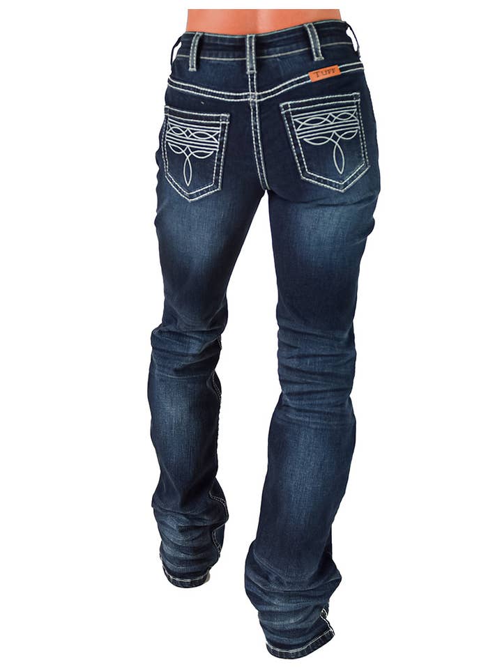 Cowgirl Tuff Co. / B. Tuff Jeans - Wholesale Jeans - Women's - Boot Stitch White3