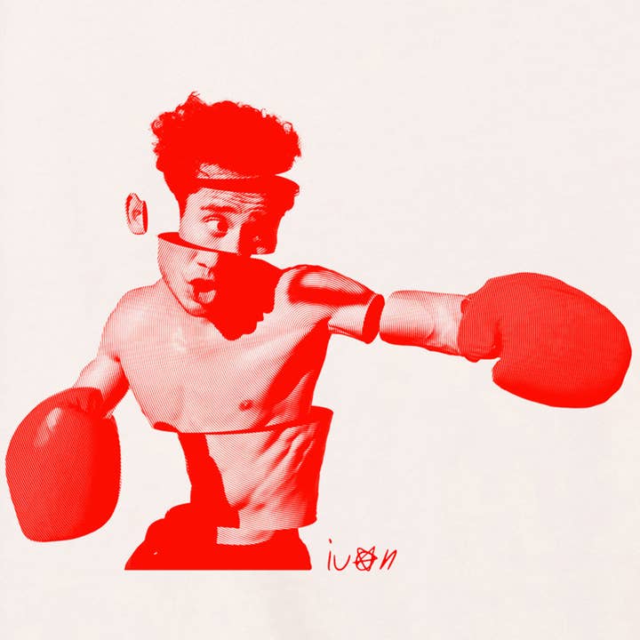 Boxer, Distressed, Vintage White, Unisex for wholesale by it's us or naked