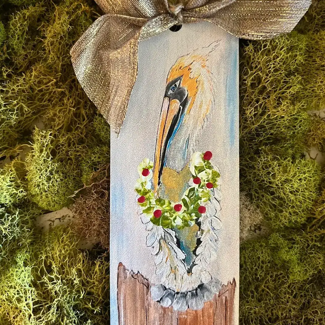 The Happy Butterfly - Wholesale Ornament - Christmas Ornament; Yellow Headed Pelican1