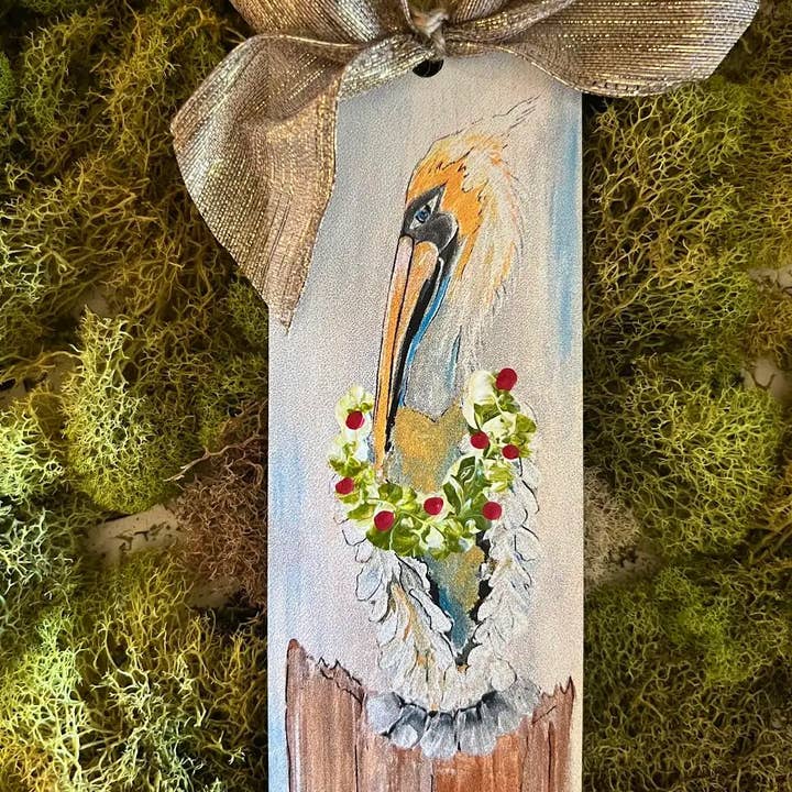 The Happy Butterfly - Wholesale Ornament - Christmas Ornament; Yellow Headed Pelican1