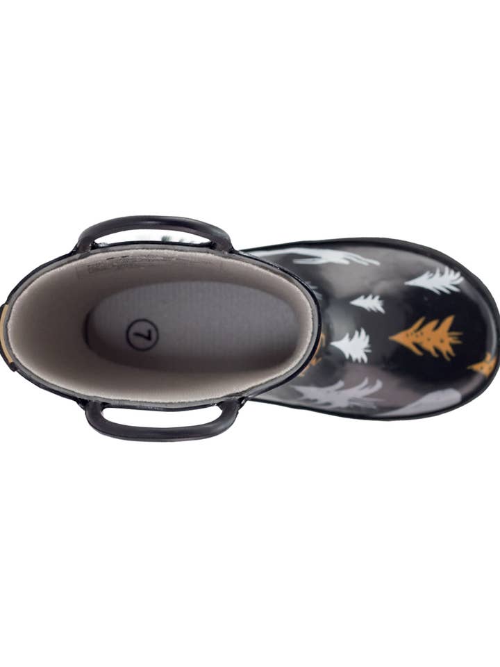 Oaki - Wholesale Rain Boots - Kids - Loop Handle Boots, Wildlife Tracker4