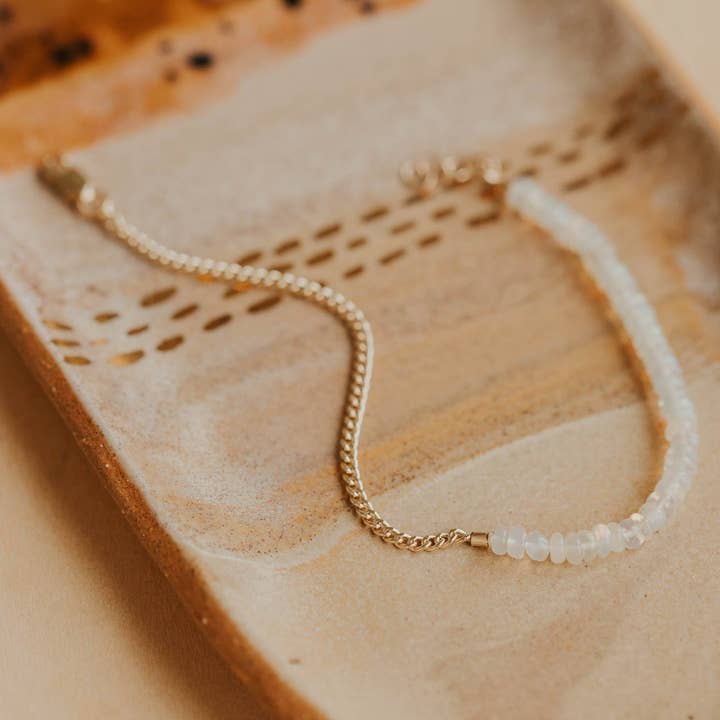 Hello Adorn - Wholesale Link & Chain Bracelet - Esme Bracelet | 14kt Gold Fill + Sterling Silver2