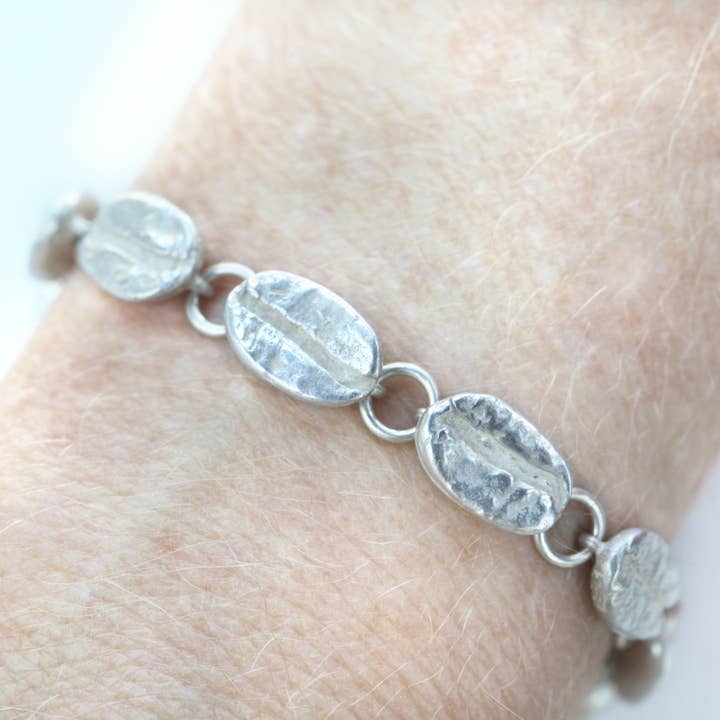 Coffee bean bracelet for wholesale by Amy Pfaffman Jewelry