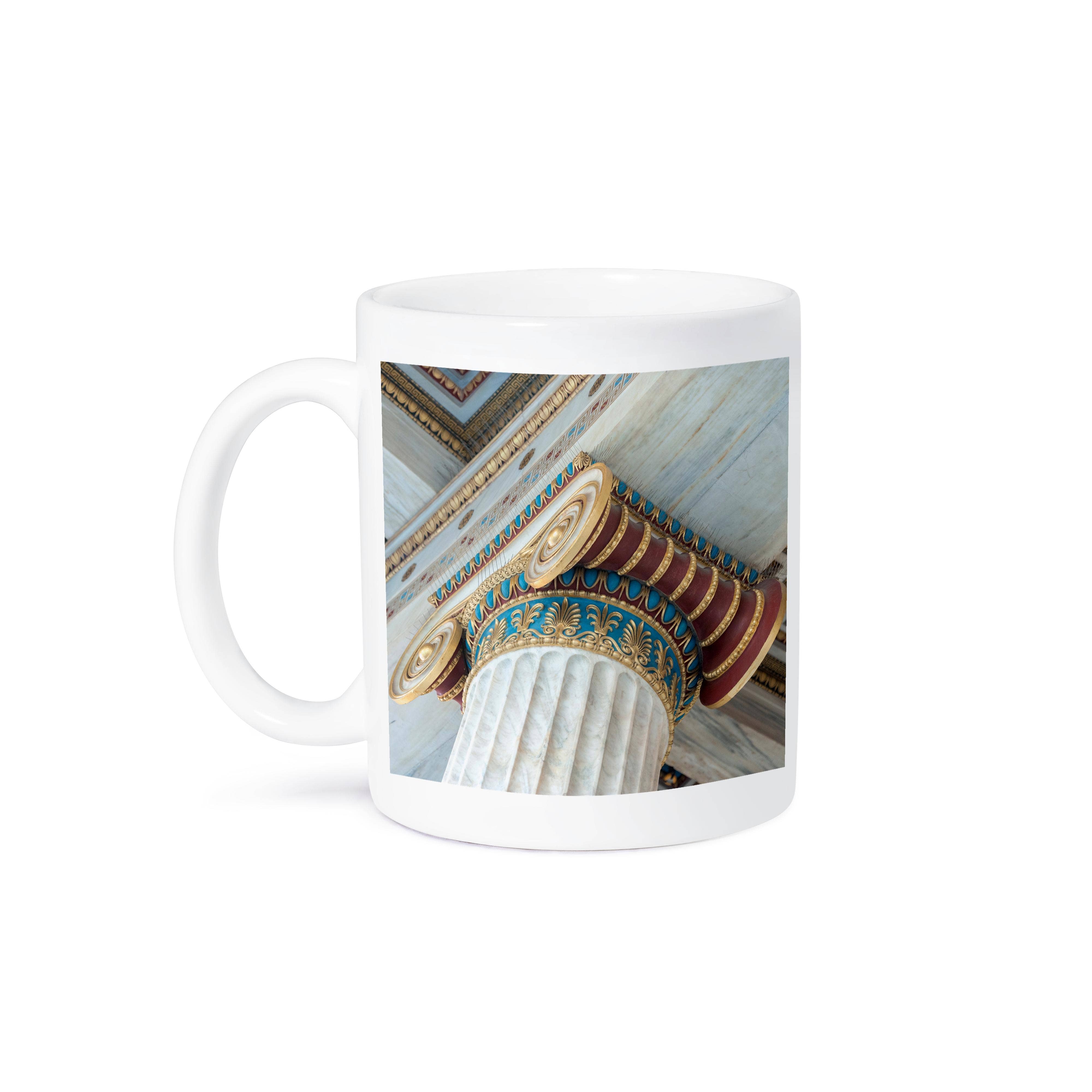 3dRose - Wholesale Coffee Mug - 3dRose, Architectural column detail, Academy of Athens, Athens, Greece, Mug8