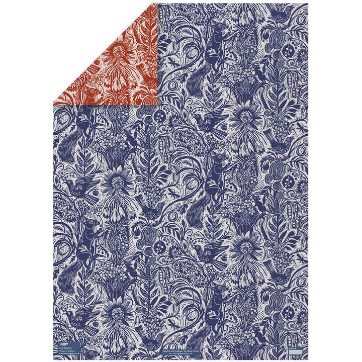 Art Angels - Wholesale Flat Wrap - Squirrel and Sunflower Wrap2