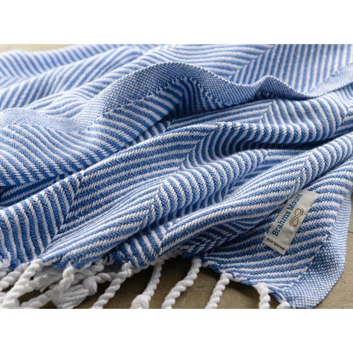Faribault - Wholesale Throw Blanket - Monhegan Cotton Throw With Fringe
