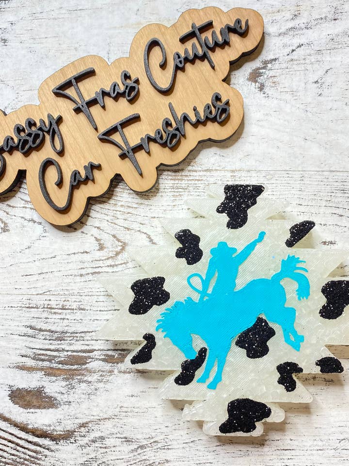 Aztec Bronc Rider Freshie for wholesale by Sassy Fras Couture