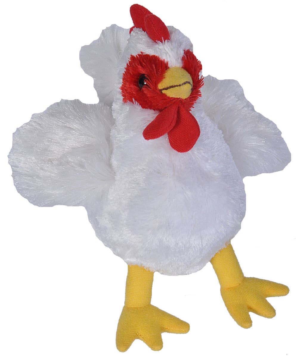 Wild Republic - Wholesale Stuffed/Plush Toy - Kids & Baby - Hug'Ems-Mini Chicken Stuffed Animal 7"0