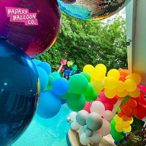 Badass Balloon Co. - Wholesale Balloon - Rainbow Badass Balloon Garland Kit1