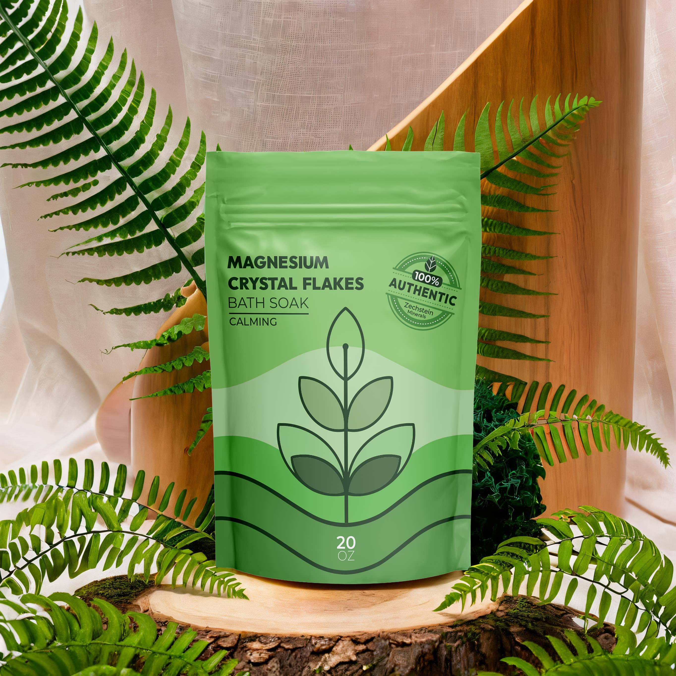 The Midwest Sea Salt Company - Wholesale Bath Salts - Magnesium Crystal Flakes Mineral Bath Soak - Calming - 20oz4