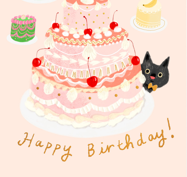 Carolyn Suzuki - Wholesale Birthday Card - LE GATEAU  - Birthday Card 2