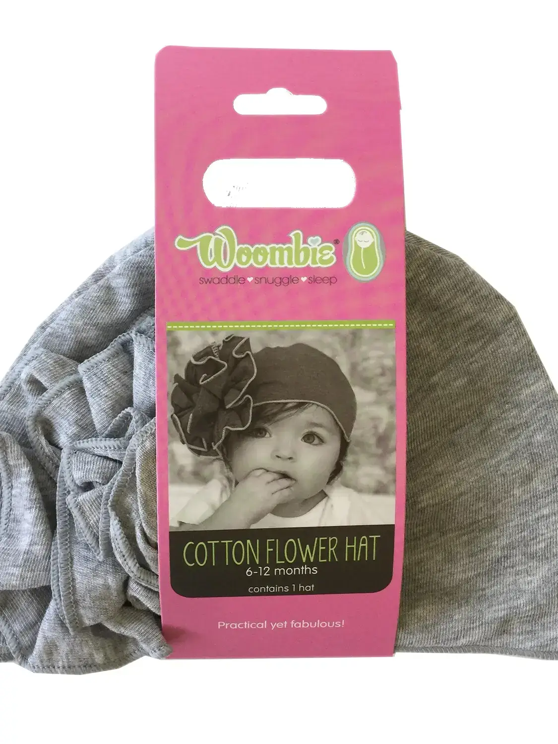 Woombie - Vendita all'ingrosso Cappello - Neonati - Cappelli a fiori in cotone e cappelli da baba, 5 colori6