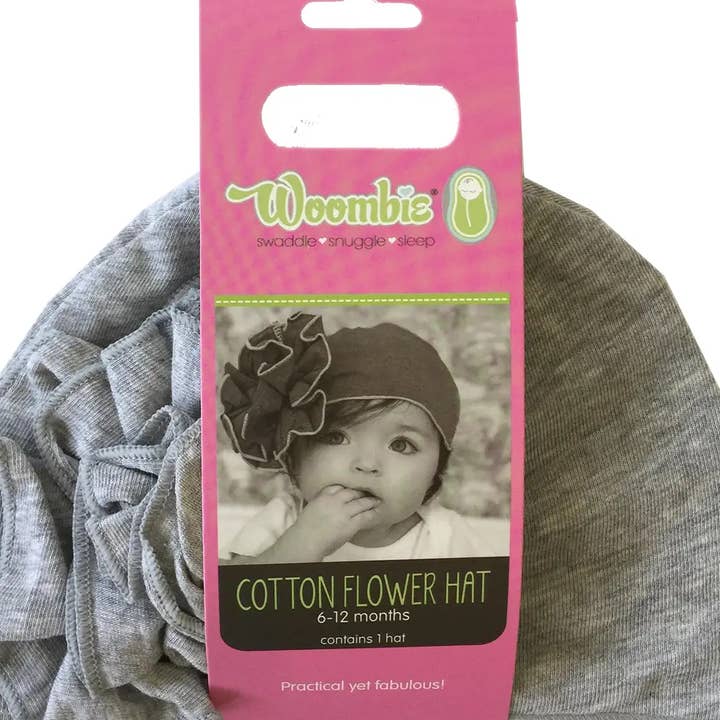 Woombie - Vendita all'ingrosso Cappello - Neonati - Cappelli a fiori in cotone e cappelli da baba, 5 colori6