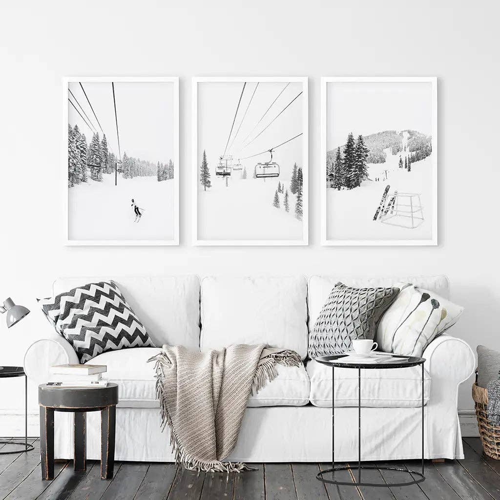Art Lane - Wholesale Art Print - Winter Sport Wall Art Decor. Ski Lodge Print5
