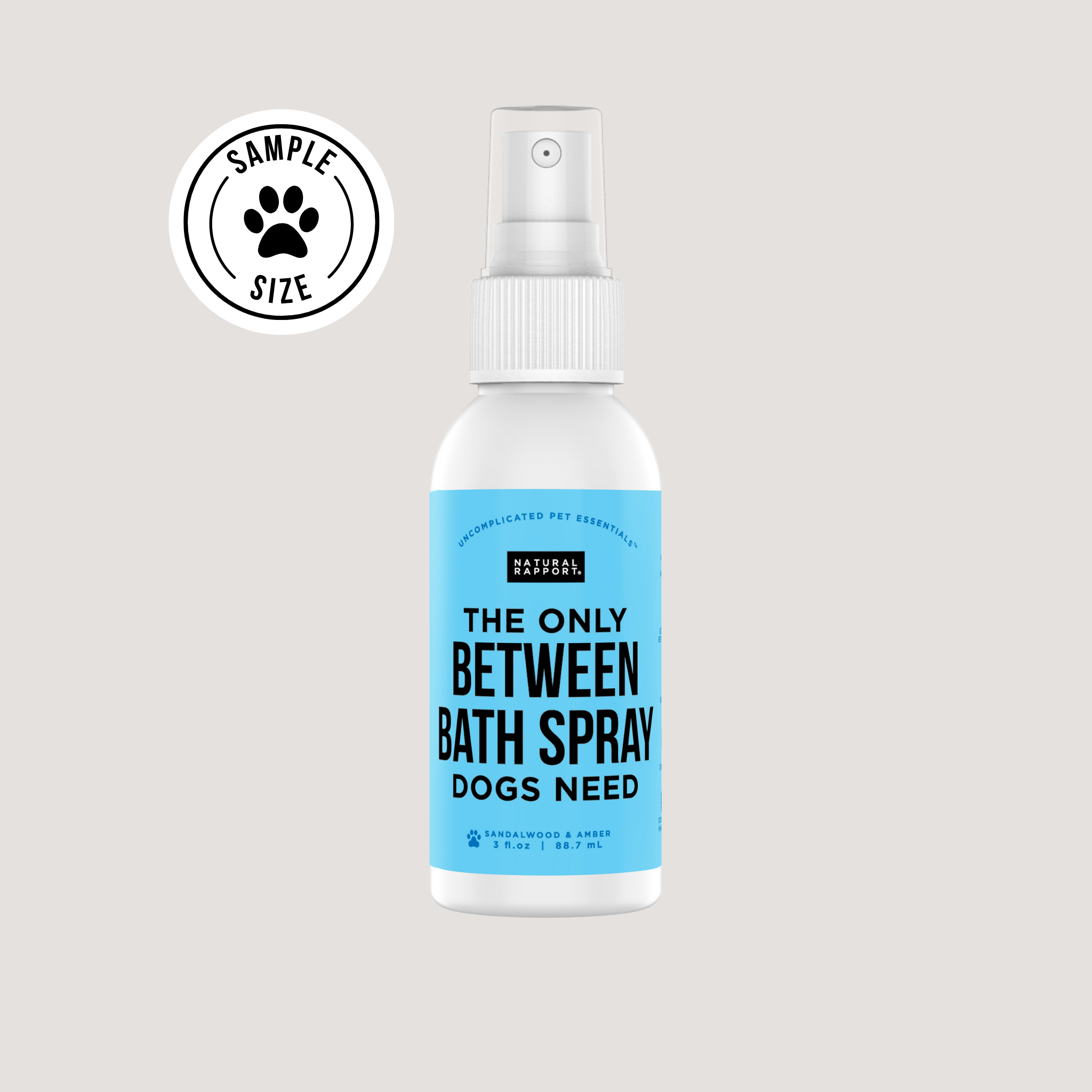Natural Rapport - Wholesale Pet spray – Dog - The Only Between Bath Spray Dogs Need - Amber & Sandalwood5