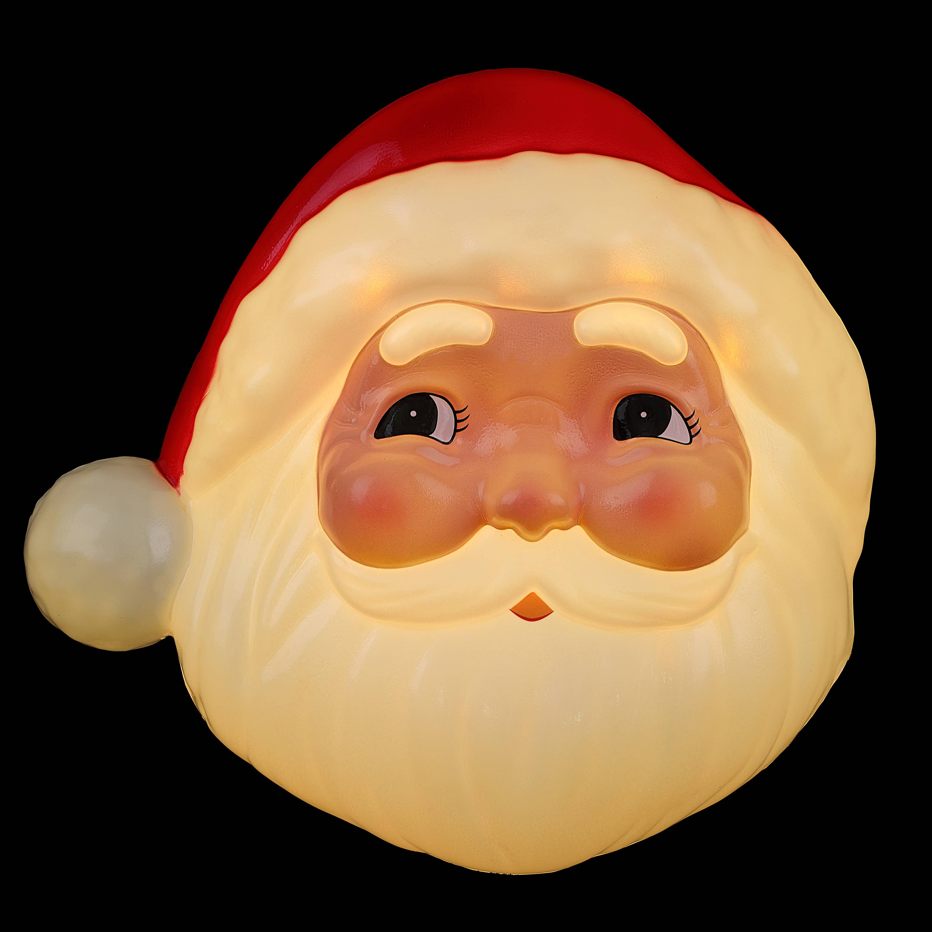 Mr. Christmas - Wholesale Tree Topper - 12" Blow Mold Lit Tree Topper - Santa4