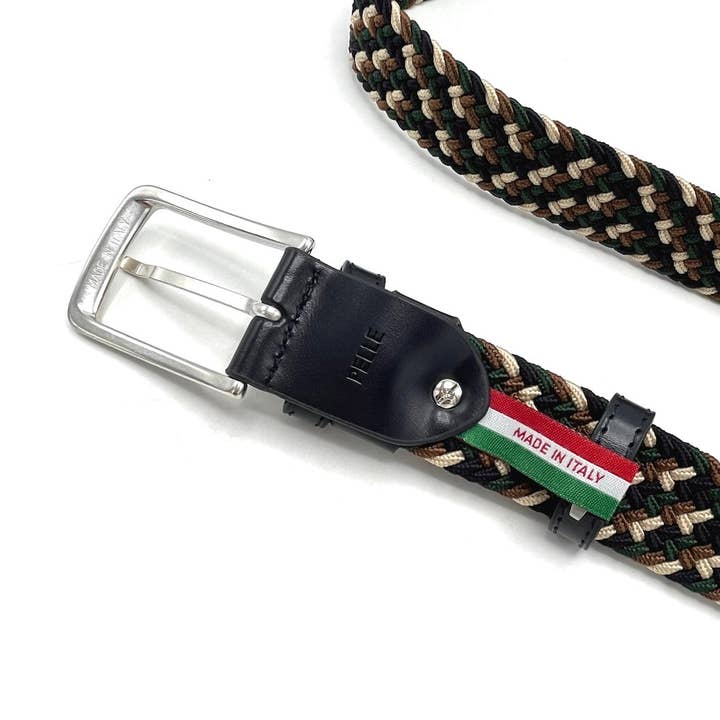 Suie Valentini srl – wholesale Bälte - Unisex – Äkta läderbälte med elastik, gjort i Italien, Navigare, art. A3077/351