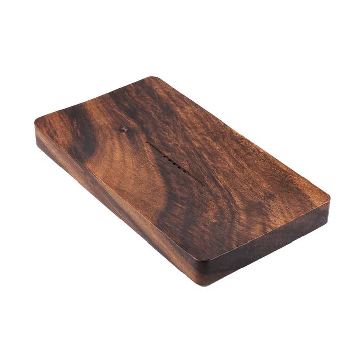Carved Walnut Tea Tray Large for wholesale by Miro Tea