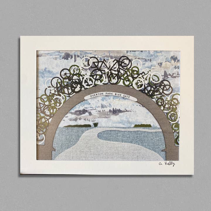 Bike Gate (neutral) matted print 8x10 for wholesale by AnnaMade Designs