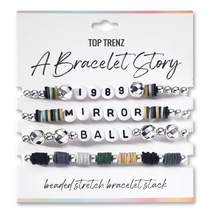 Top Trenz Inc - Wholesale Beaded Bracelet - A Bracelet Story - Eras Edition Beaded Stretch Bracelets Set