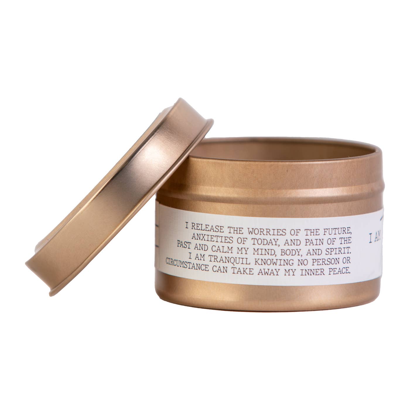 Freedom Studios - Wholesale Travel Candles - I AM Tranquil Travel Tin1
