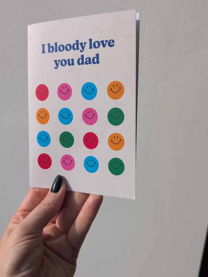 Ti amo da morire papà - Biglietto di auguri per la vendita all'ingrosso da parte di Louisa Kazig