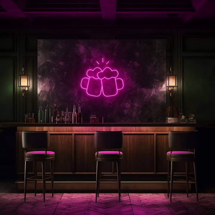 Ölskål LED neonskylt för wholesale av BeNeonUnicorn