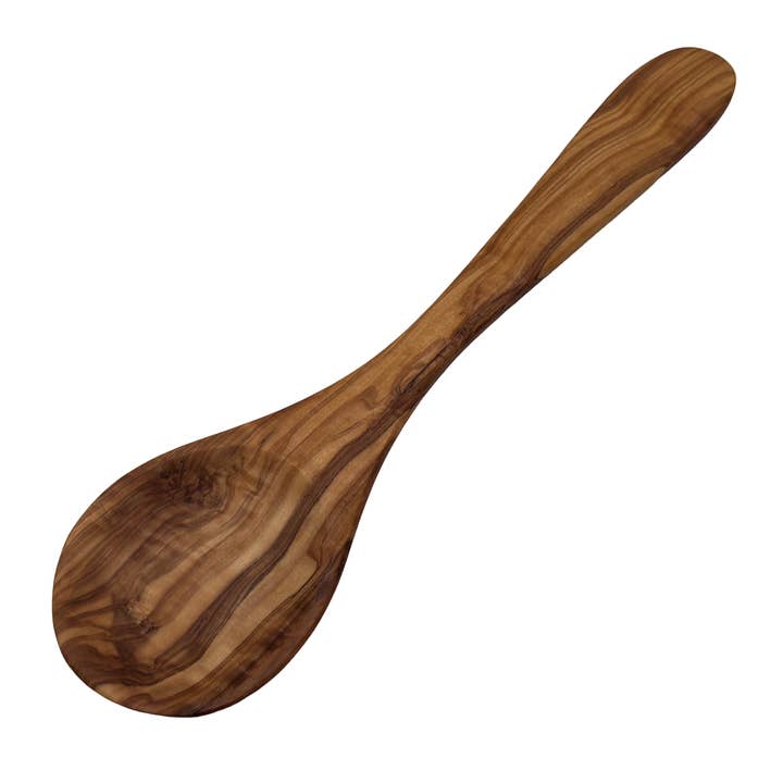 medina mood - Wholesale Kitchen Spoon - Flat and wide cooking spoon made of olive wood3