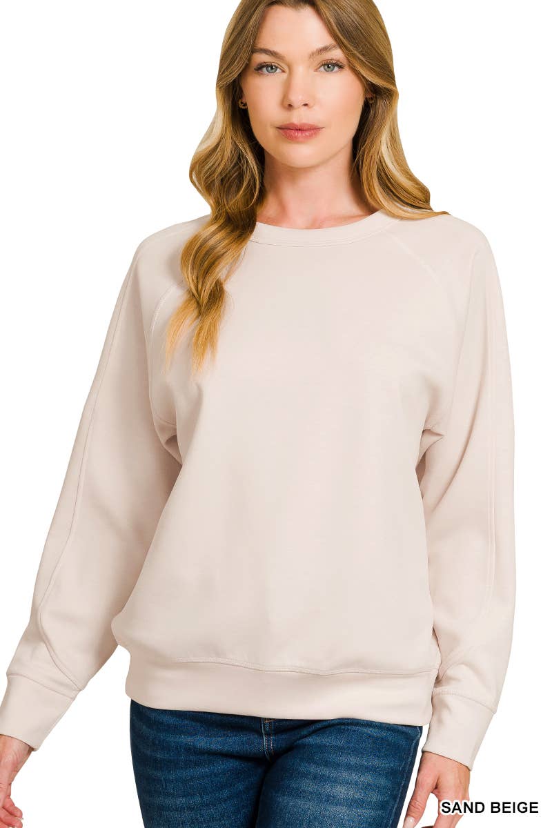 42POPS - Wholesale Sweatshirt - Women's - ..._ 0808 Soft Scuba Crewneck Sweatshirt SI-2675617