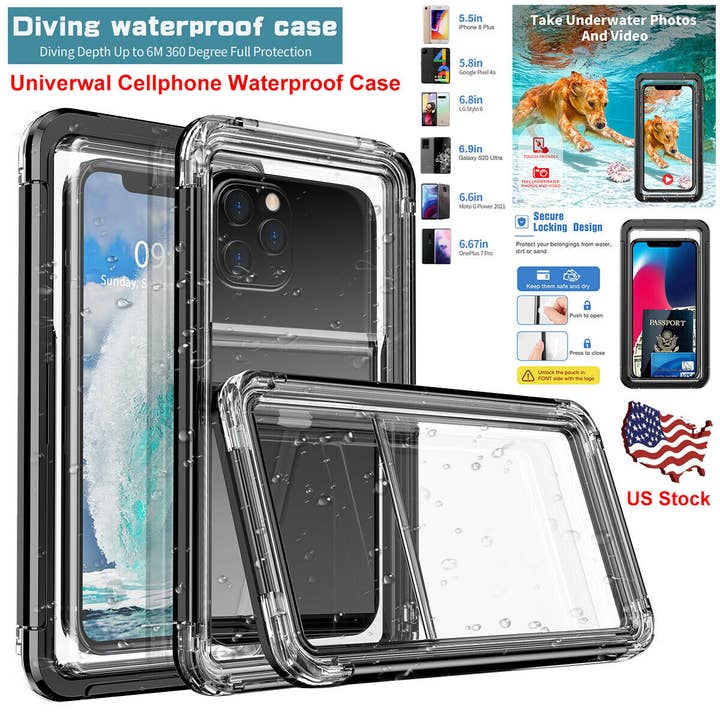 Universal 6m Waterproof Underwater Case Cover For iPhone and Samsung phone for wholesale by AICase
