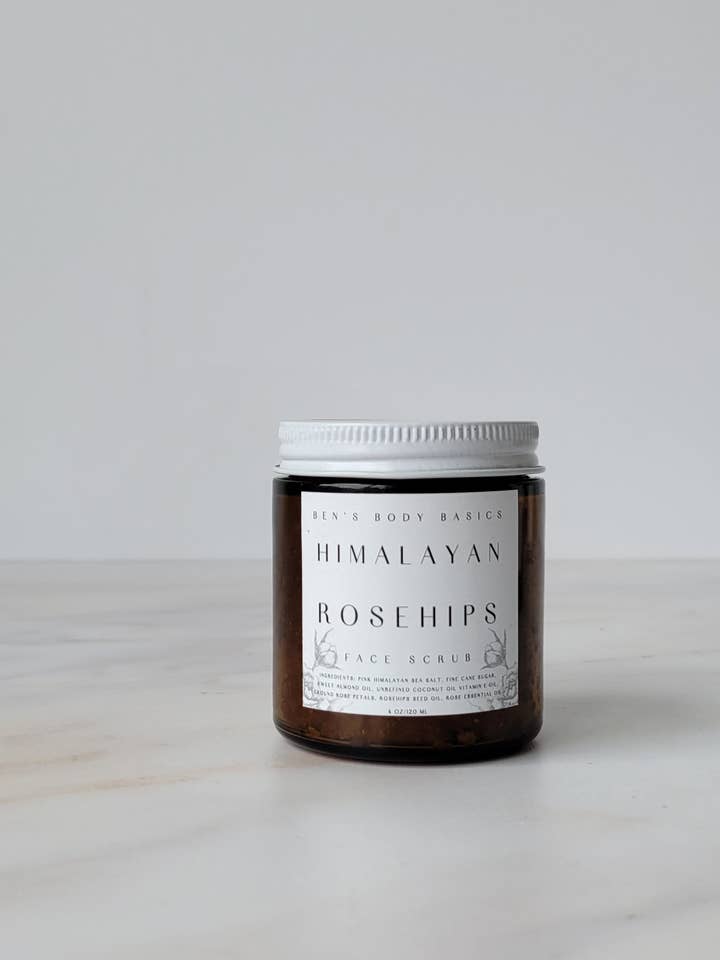 Himalayan Rosehips Face Scrub for wholesale by Clean Slate Botanicals