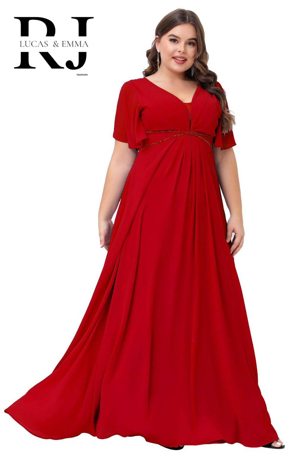 Lucas & Emma - Sarl RJ & co - Vendita all'ingrosso Abito da sera - Donna - Abito da sera plus size Houston 22293