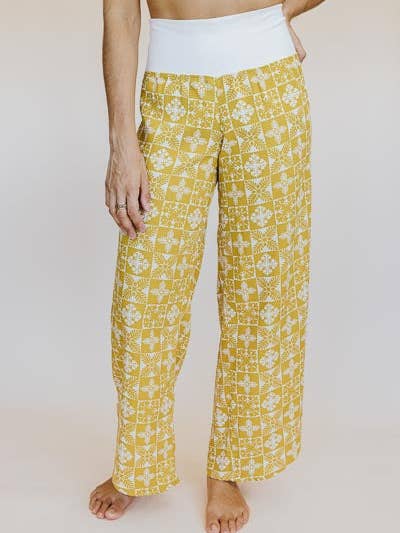 Wings Hawaii – Engroshandel Bukser - Dame – Pau Hana Bukser - Quiltet Ulu - Morgenfrue2