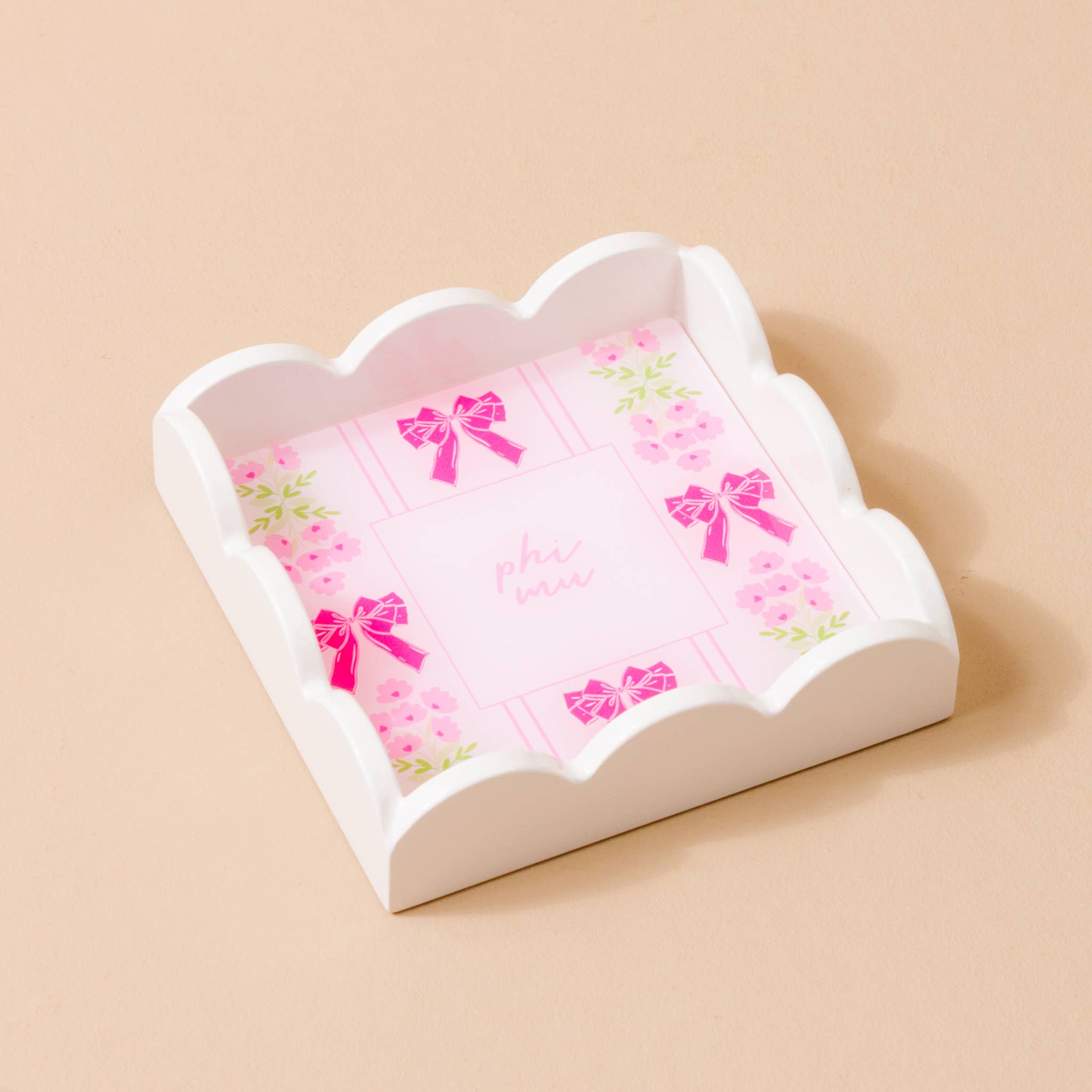 The Darling Effect - Wholesale Keychain - Women's - Sorority Scallop Trinket Tray - 19 Chapters Available22